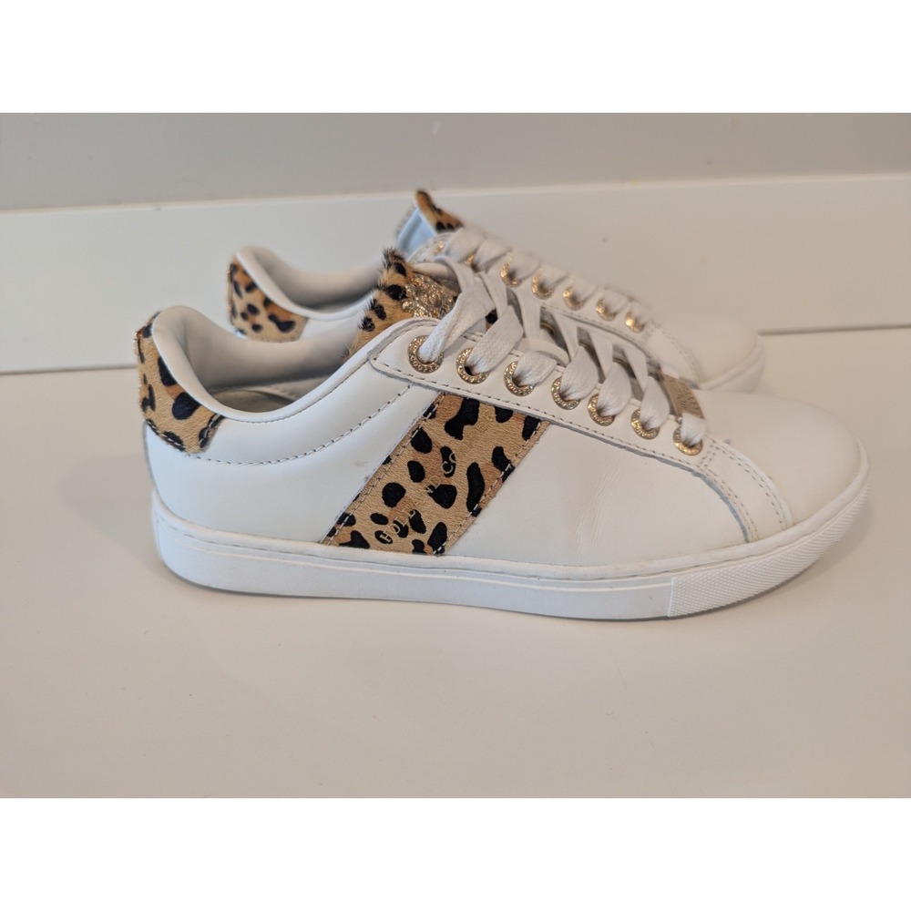 Holland Cooper Knightsbridge Court Trainer Size UK 3 Us 5-5.5 Sneakers Leopard